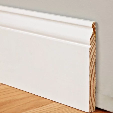 4 Inch Primed White Baseboard
