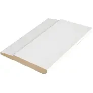 5 Inch Primed White MDF Baseboard