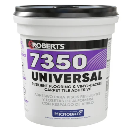 Roberts 7350-1 UNIVERSAL Resilient Flooring & Vinyl-Backed Carpet Tile Adhesive 1GAL