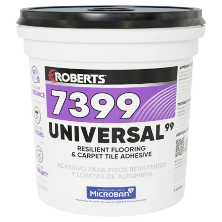 Roberts 7399-1 UNIVERSAL+ Resilient Flooring & Modular Carpet Tile Adhesive 1GAL
