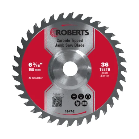 Roberts 10-47-2  6-3/16" 36-tooth Carbide Tip Jamb Saw Replacement Blade