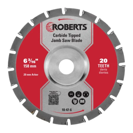 Roberts 10-47-6  6-3/16" 20-tooth Carbide Tip Jamb Saw Replacement Blade