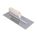 Roberts 10-810 Wood Handle Trowel  - 1/16" x 1/16" x 1/16" Square-Notch, 10° blade angle