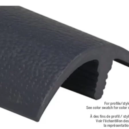 1-1/2" Narrow Leg Vinyl E-Cap FPCM1121BLK12