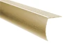 1-5/8" Gold Stairnose with 1-1/2" Lip