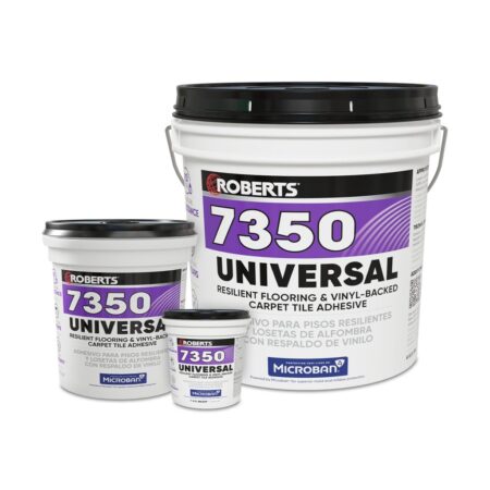 Roberts 7350-1 UNIVERSAL Resilient Flooring & Vinyl-Backed Carpet Tile Adhesive 1GAL