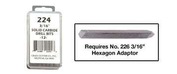 CR-224-Solid-Carbide-Drill3/16"
