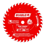 4-1/2" X 36 Tooth Fine Finish Saw Blade