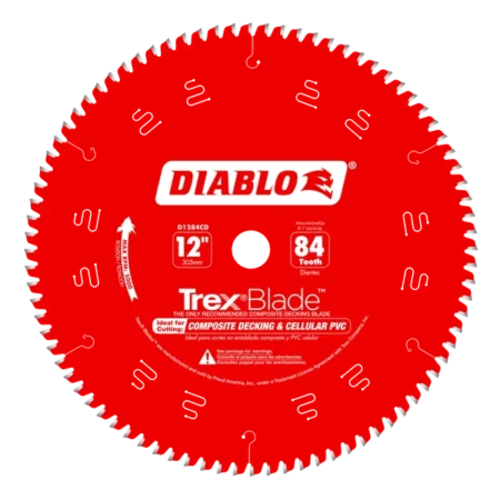 12" X 84-Teeth Trexblade Saw Blade For Composites And Plastic